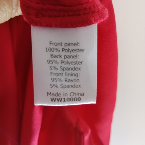 ❤️41 HAWTHORN Bright Red Sleeveless Keyhole Blouse - Picture 7 of 8